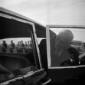 Robert Schuman mentre sale in macchina all'aeropor ...