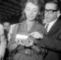 Krystyna Stypulkowska, all'arrivo all'Aeroporto di ...