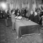 Tambroni al Quirinale con Gronchi in occasione del ...