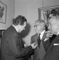 Togliatti discorre con Guttuso, sulla destra c' M ...