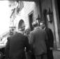 Harry Spencer Truman a Roma davanti all'Hotel Hass ...