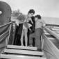 Arrivo a Ciampino dell'attrice ballerina Vera Tsch ...
