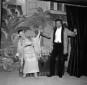 Eduardo De FIlippo e Dolores Palumbo sul palco dur ...