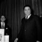 Fellini alla consegna del Chaplin d'oro