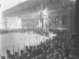 Militari schierati nella piazza del Quirinale