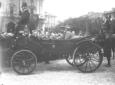 Vittorio Emanuele III ed Alberto del Belgio a bord ...