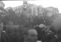 Mussolini ed altre personalit fasciste sul palco  ...