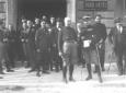 Personalit fasciste e squadristi all'esterno del  ...