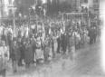 Manifestazione fascista in piazza Venezia