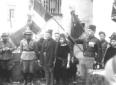 Gruppo di fascisti locali (fra cui due ragazze)
