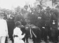 Cerimonia al Vittoriano alla presenza di Mussolini