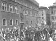 Adunata in piazza Venezia