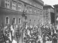 Adunata in piazza Venezia