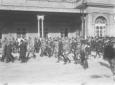 Autorit civili e militari alla Stazione Termini