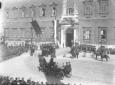 L'arrivo al Quirinale della berlina reale