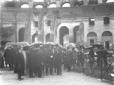 Alfonso XIII in visita al Colosseo