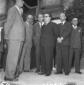 Giovanni Gronchi (?) con altri esponenti politici, ...