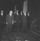 Scelba e altre autorit� in una sala del Quirinale; ...