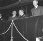 Il palco delle autorit: si vedono il presidente L ...