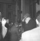 De Gasperi colto mentre esce dal Quirinale; piano  ...