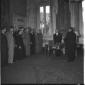 Einaudi in una sala del Quirinale con i reduci dal ...