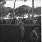 Le tribune durante una pausa; campo lungo