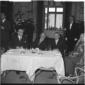 Merzagora, Einaudi e Romita seduti ad un tavolo du ...