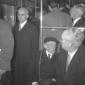 Luigi Einaudi in uno dei momenti del primo viaggio ...