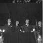 Nel palco delle autorit, da sinistra: Macrelli, S ...