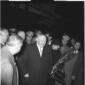 Erhard e la moglie accolti da Campilli (di lato),  ...