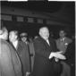 Erhard accolto da Campilli (di lato), Vanoni ed al ...