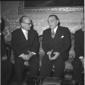 Gronchi, Merzagora, Mol ed altre autorit a collo ...