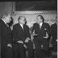 Gronchi, Merzagora, Mol ed altre autorit a collo ...
