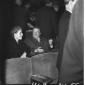 Romita seduto in platea; accanto a lui probabilmen ...