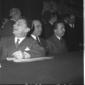 Cortese sorridente, Mattarella, Pella e Togni sorp ...