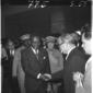 Il Presidente della Liberia stringe la mano a Gron ...