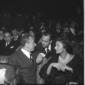 Peppino de Filippo, seduto in platea accanto ad un ...