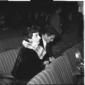 Seduta in platea in una poltrona Anna Magnani con  ...