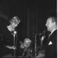 L'ambasciatrice Luce Boothe sul palco, davanti a l ...