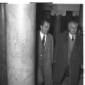 Matteotti mentre sale le scale in compagnia di un  ...