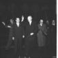 Adenauer ed Hallstein al loro arrivo in Campidogli ...