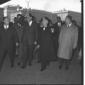 Nixon, accompagnato da un gruppo di personalit, s ...