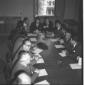 Hugh Gaitskell partecipa a una riunione del PSDI p ...