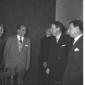 Hugh Gaitskell colto con Tanassi e Saragat; piano  ...