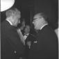 Spaak e l'ambasciatore del Belgio Duparc colti men ...