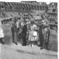 L'attore americano Red Skelton, sulla destra, con  ...