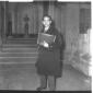 Emilio Colombo ripreso nell'androne della sede di  ...
