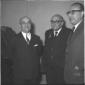Fanfani, Zoli e Rumor  in posa. Piano americano
