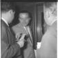Giulio Andreotti ripreso in ascensore all'arrivo - ...