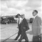 Il ministro Giorgio Bo sulla pista di Ciampino - t ...